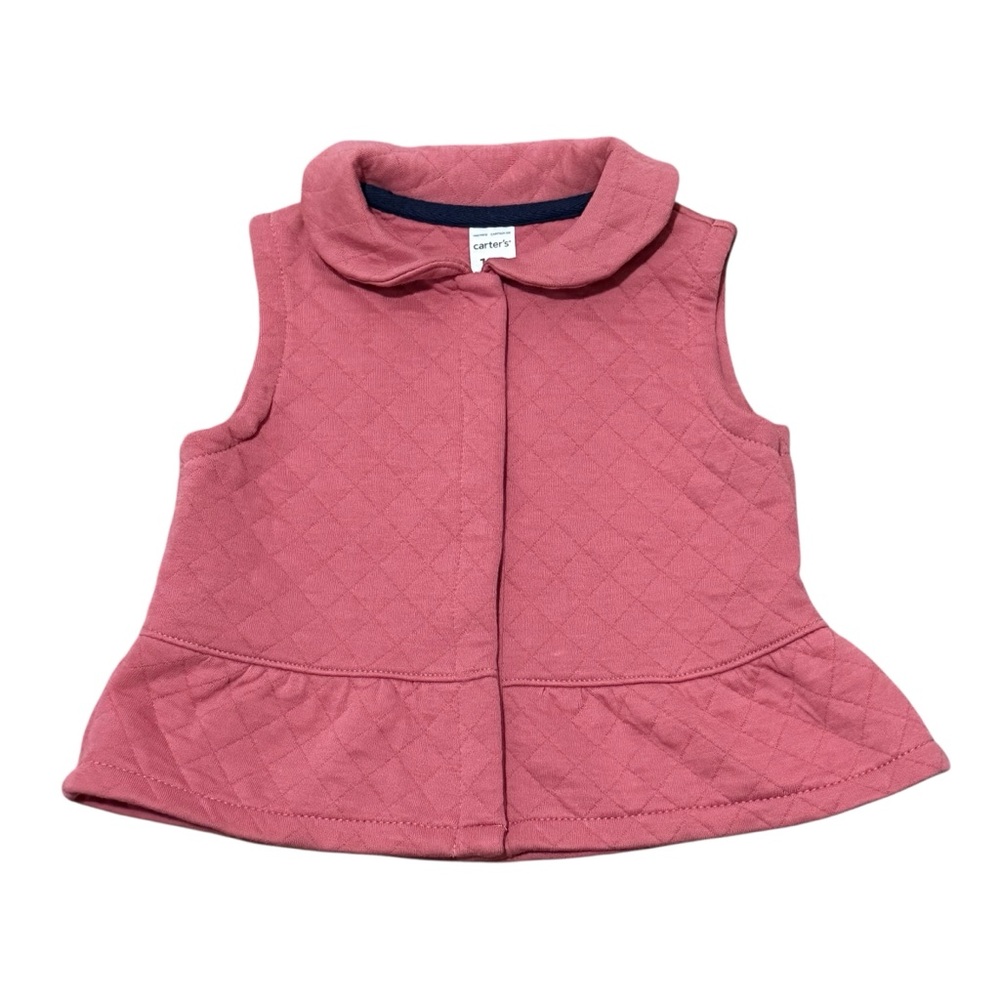 Carter’s | Baby Girls Quilted Vest | 18M Pink